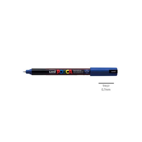 Marcador Uniball Posca PC1MR 0,7mm Azul 1un.