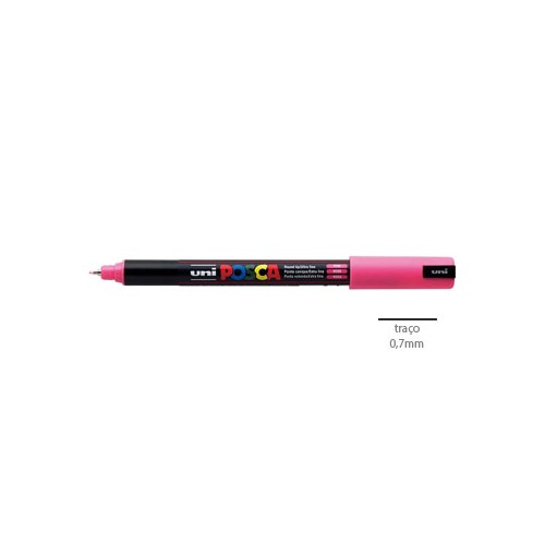 Marcador Uniball Posca PC1MR 0,7mm Rosa 1un.