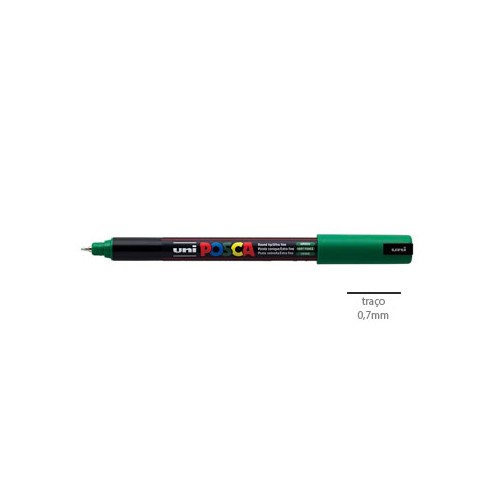 Marcador Uniball Posca PC1MR 0,7mm Verde 1un.