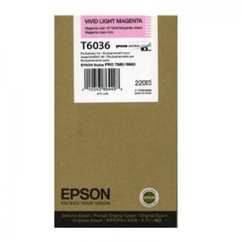 Tinteiro Epson T6036 Magenta Claro Vivido C13T603600 220ml
