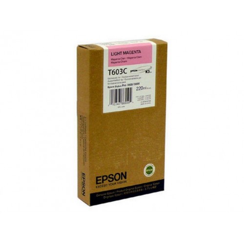 Tinteiro Epson T603C Magenta Claro C13T603C00 220ml