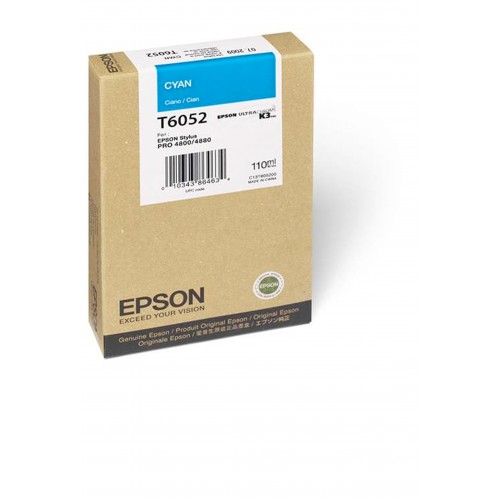 Tinteiro Epson T6052 Azul C13T605200 110ml