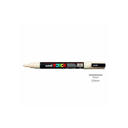 Marcador Uniball Posca PC3M 0,9mm Bege