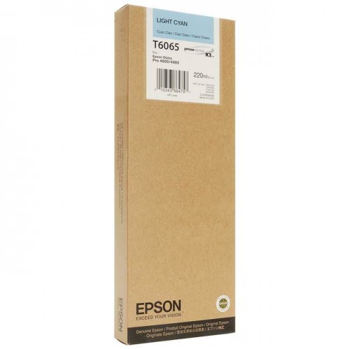 Tinteiro Epson T6065 Azul Claro C13T606500 220ml