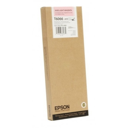 Tinteiro Epson T6066 Magenta Claro Vivido C13T606600 220ml