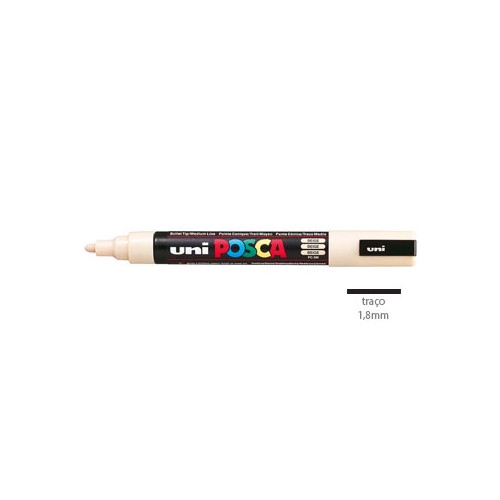 Marcador Uniball Posca PC5M 1,8mm Bege