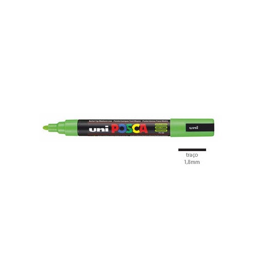 Marcador Uniball Posca PC5M 1,8mm Verde Maça