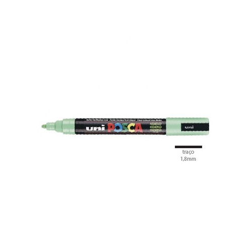 Marcador Uniball Posca PC5M 1,8mm Verde Claro - 2 unidades