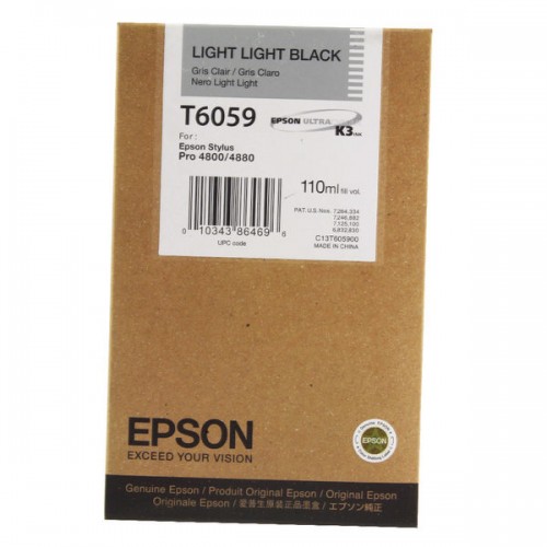 Tinteiro Epson T6059 Cinzento Claro C13T605900 110ml