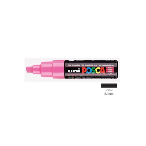 Marcador Uniball Posca PC8K 8,0mm Rosa