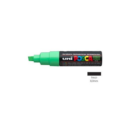 Marcador Uniball Posca PC8K 8,0mm Verde Claro