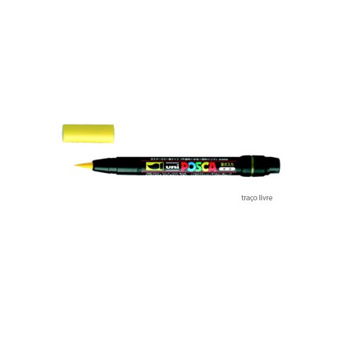 Marcador Uniball Posca Pincel PCF-350 Livre