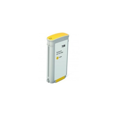 Tinteiro Compatível para HP 728 Amarelo F9J65A 130ml