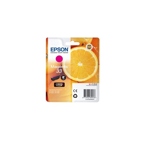 Tinteiro Epson 33 Magenta C13T33434010 4,5ml