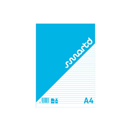 Bloco Notas SmartD A4 Pautado, 60gr, 100 Folhas - 10 unidades