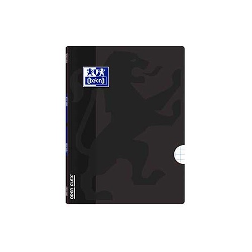 Caderno Agrafado A4 Oxford Openflex Quadric 90gr 48Fls Preto - 2 unidades