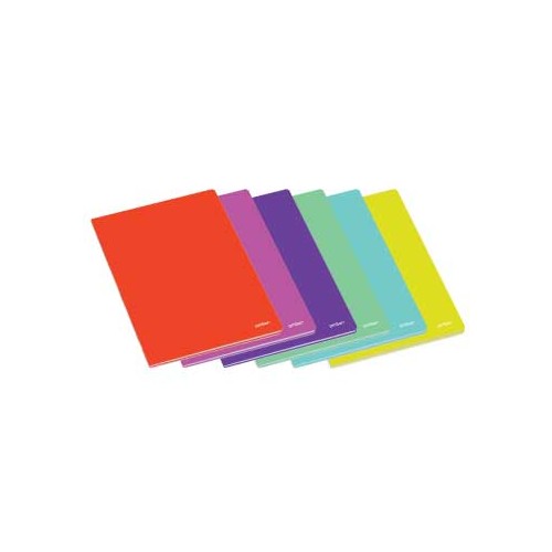 Caderno Agrafado Ambar 2 Linhas A5 Pautado 20Fls - 10 unidades