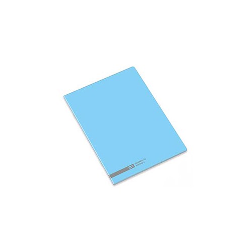 Caderno Agrafado Ambar School A5 Quadri 70gr 48Fls Azul - 10 unidades