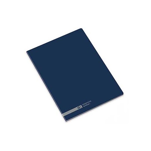 Caderno Agrafado Ambar School A5 Quadri 70gr 48Fls Marinho - 10 unidades