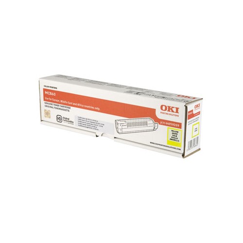 Toner Oki MC860 Amarelo (44059209)