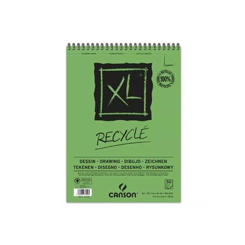 Bloco Espiralado Canson XL Recycle A3 160gr 50F
