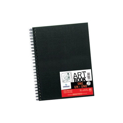 Bloco Espiral Grafico Canson Sketch one A4 100gr 80 Folhas