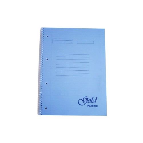 Caderno Espiral Capa PP A4 Pautado 100fls Cores Sortidas
