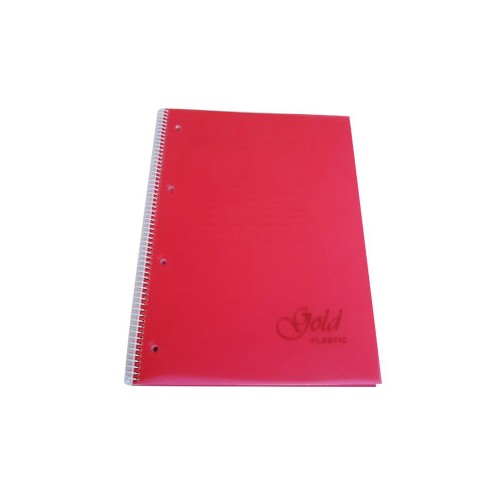 Caderno Espiral PP A4 Quadricul. 100fls 70grs Cores Sortidas