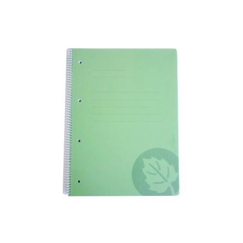 Caderno Espiral Capa PP A4 Quadriculado 120fls Cores Sortida