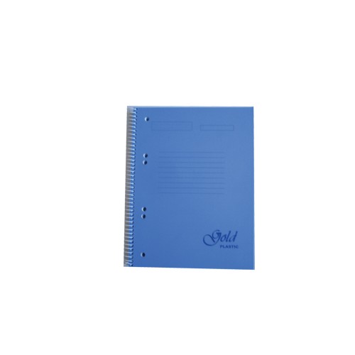 Caderno Espiral Platanus A5 Quadriculado 100Fls 70gr - 10 unidades
