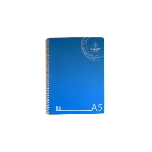 Caderno Espiral A5 Smart Office Capa Plastico Quadriculado - 10 unidades