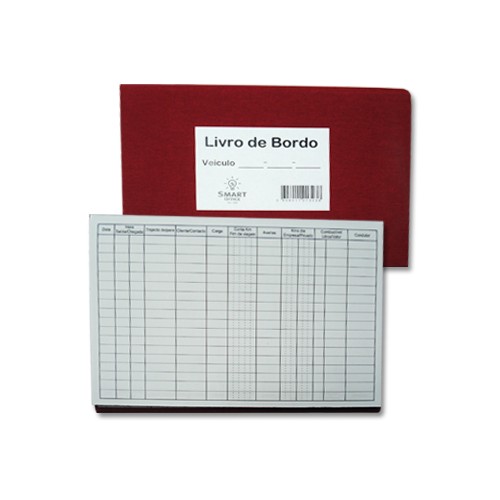 Livro de Bordo 23x16cm 100 Folhas 3600 Registos (1090)