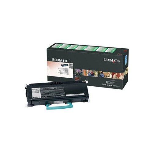 Toner Lexmark E260A11E Preto