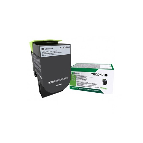 Toner Lexmark 71B20K0 Preto