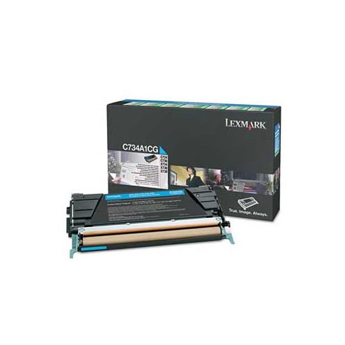 Toner Lexmark X746A1CG Azul