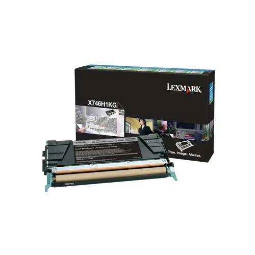 Toner Lexmark X746H1MG Preto