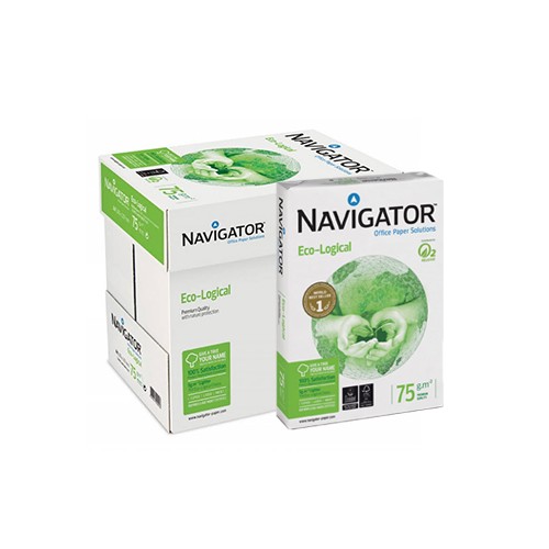 Papel Fotocopia A4 75gr Navigator (Ecological) - 5x500 Folhas