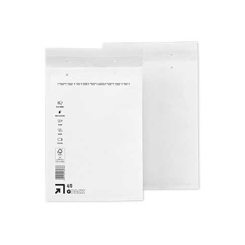 Envelopes Air-Bag 180x265 Branco Nº 1 - 100 unidades