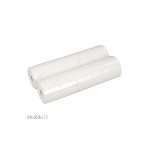 Rolo de Papel Termico 60x80x17 - Pack de 10 unidades